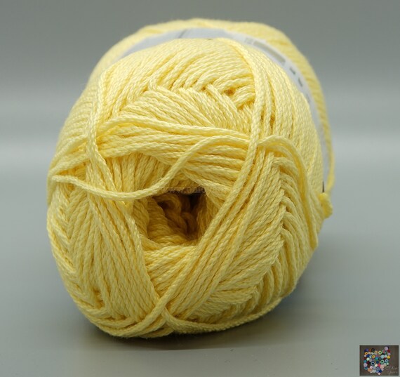 Lion Brand 24/7 Cotton Yarn - Lemon