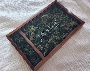 Custom Engraved Maple/Walnut Wood Photo Box with Clear Lid, Personalised Photography Box, Photography Box, Photo Album, Photographer