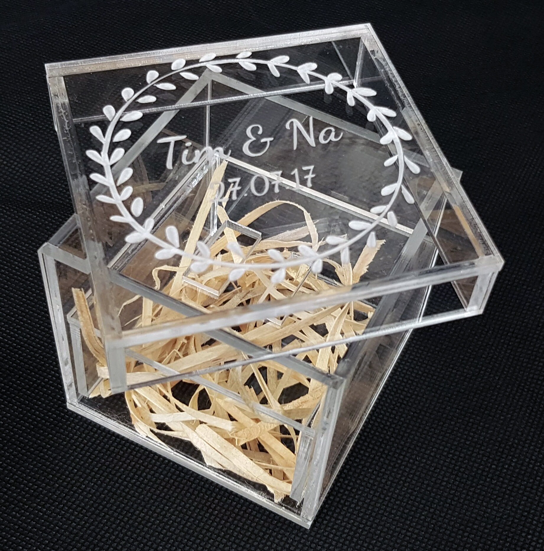 ring box acrylic