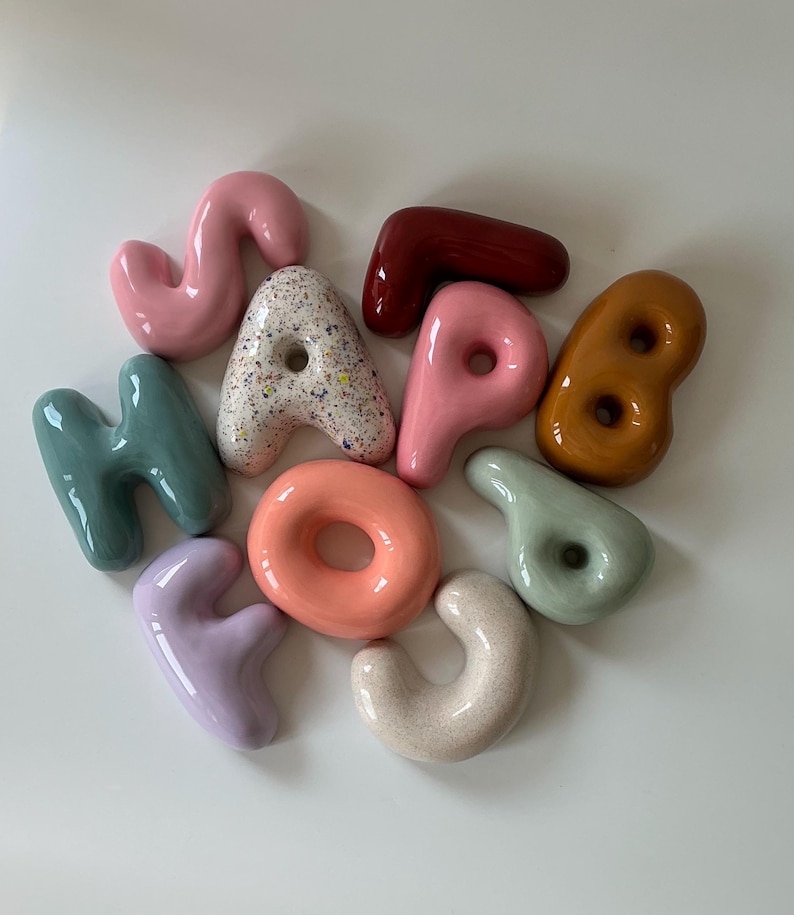 Handmade Custom Ceramic Letter image 5