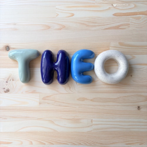Handmade Custom Ceramic Letters-Personalized Ceramic Letter