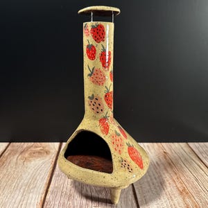 Strawberry Chiminea Incense Burner