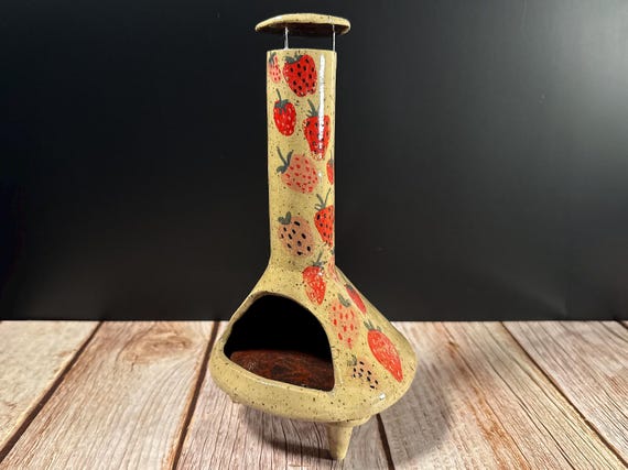 Strawberry Chiminea Incense Burner
