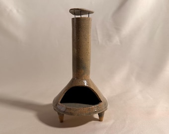 Queimador de incenso Chiminea verde