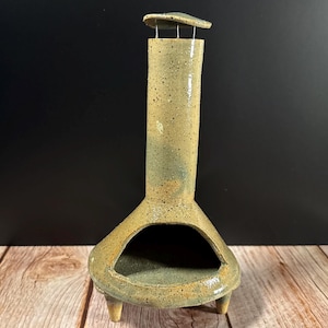 Green Chiminea Incense Burner