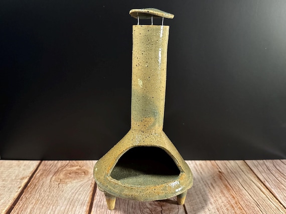 Green Chiminea Incense Burner