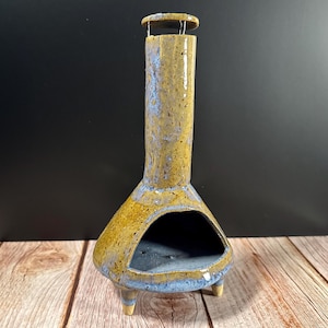 Indigo Chiminea Incense Burner