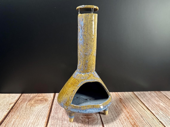 Indigo Chiminea Incense Burner