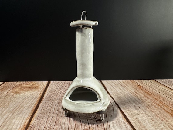White Mini Chiminea