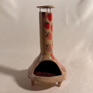 Strawberry Chiminea Incense Burner