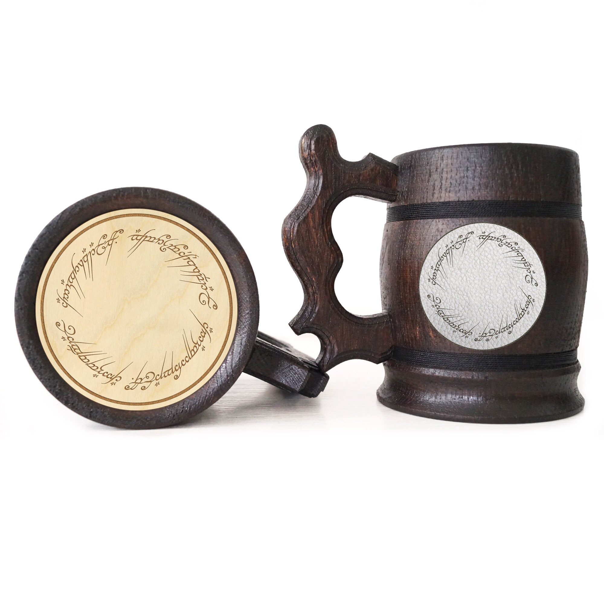 Lord Of The Rings Wooden Beer Mug One Ring Beer Gift Hobbit | Etsy