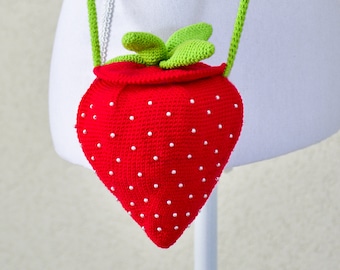 Crochet Pattern Strawberry Bag Letti