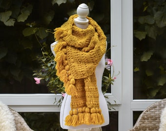 Crochet pattern Scarf Juliette