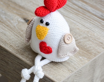Crochet Pattern Chicken Happy Peppy
