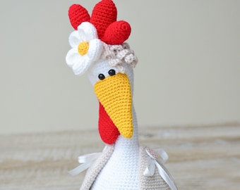 Crochet Pattern Chicken Sweet Daisy