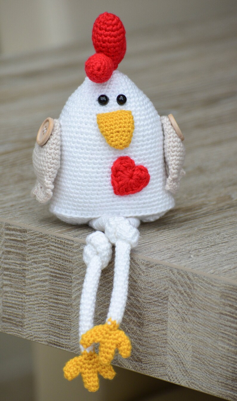 Crochet Pattern Chicken Happy Peppy image 2