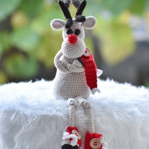 Crochet pattern Reindeer Buttons Frostynose image 4