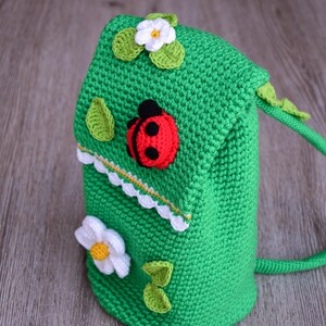 Crochet Pattern Backpack Spring image 6