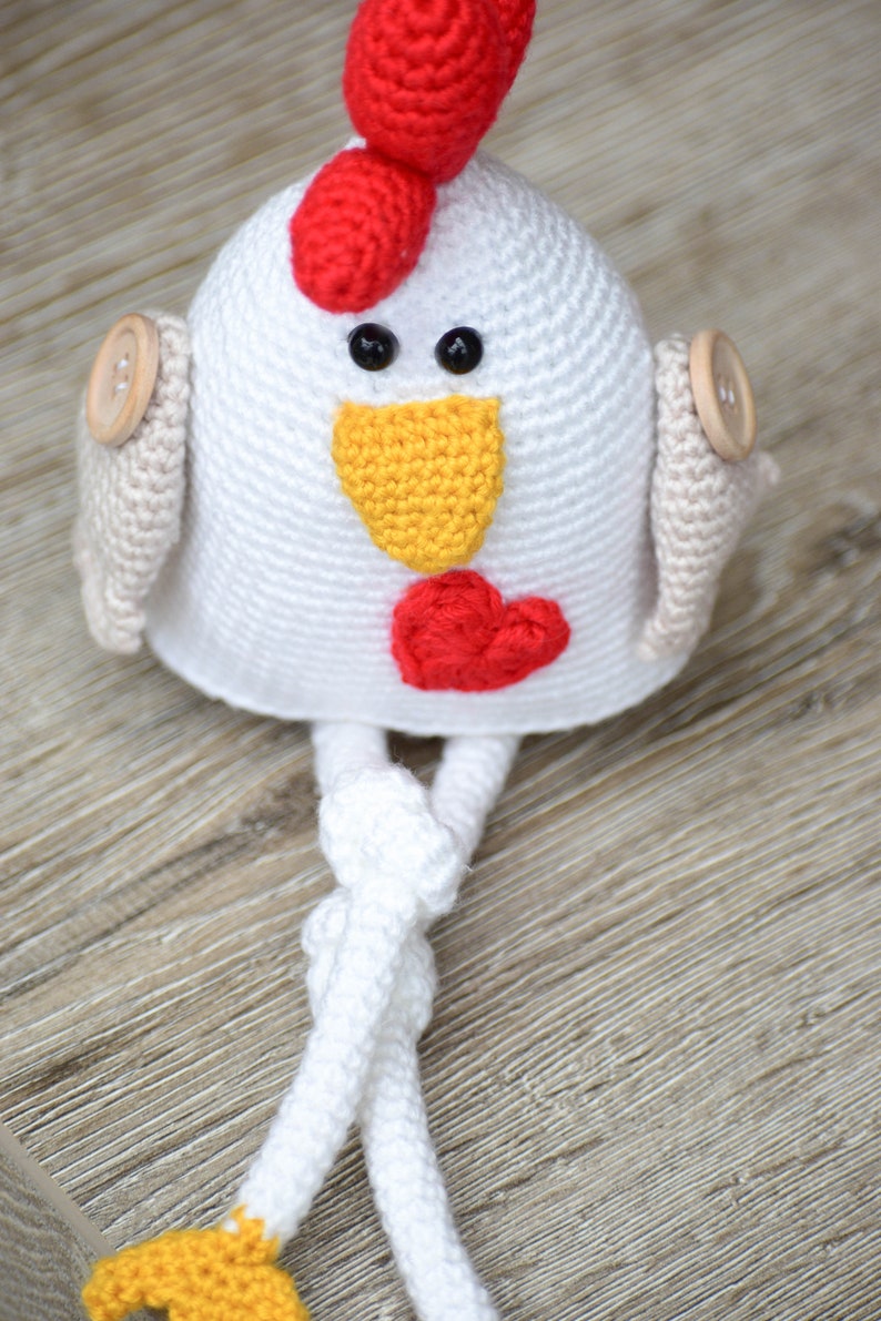 Crochet Pattern Chicken Happy Peppy image 8