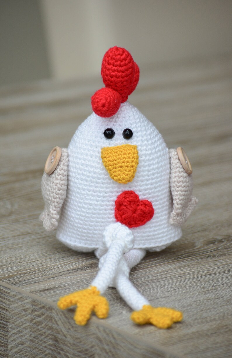 Crochet Pattern Chicken Happy Peppy image 3