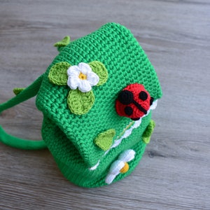 Crochet Pattern Backpack Spring image 7