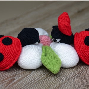 Crochet Pattern Lovebugs Floopsy and Bloopsy image 5