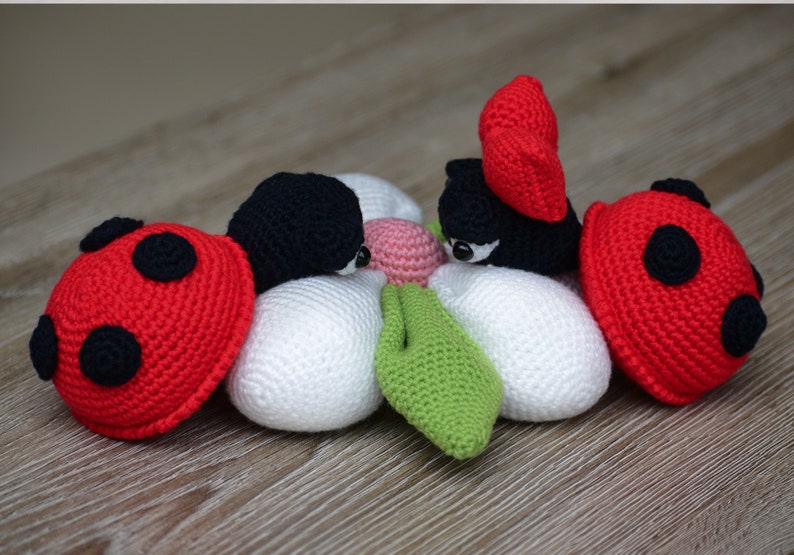 Crochet Pattern Lovebugs Floopsy and Bloopsy image 5