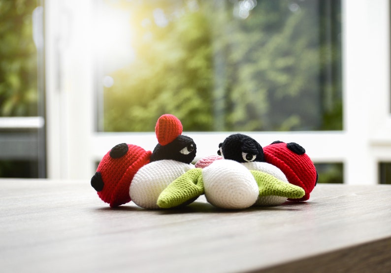 Crochet Pattern Lovebugs Floopsy and Bloopsy image 7