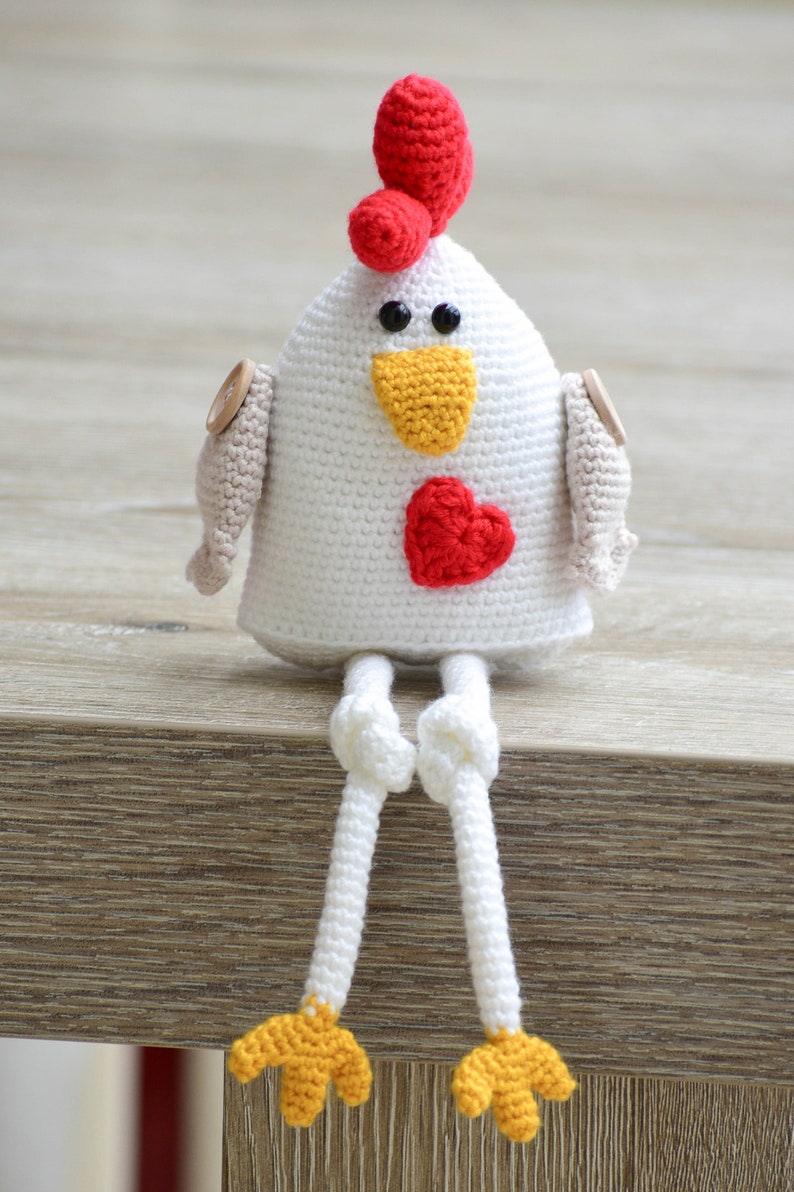 Crochet Pattern Chicken Happy Peppy image 5