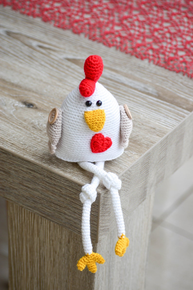 Crochet Pattern Chicken Happy Peppy image 6