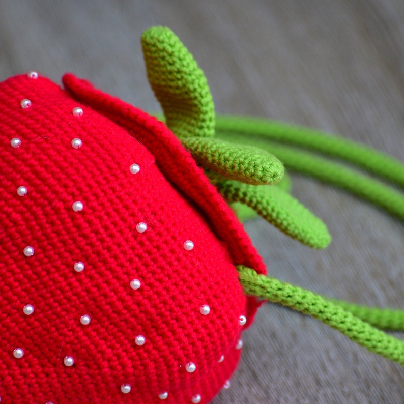 Crochet Pattern Strawberry Bag Letti image 7