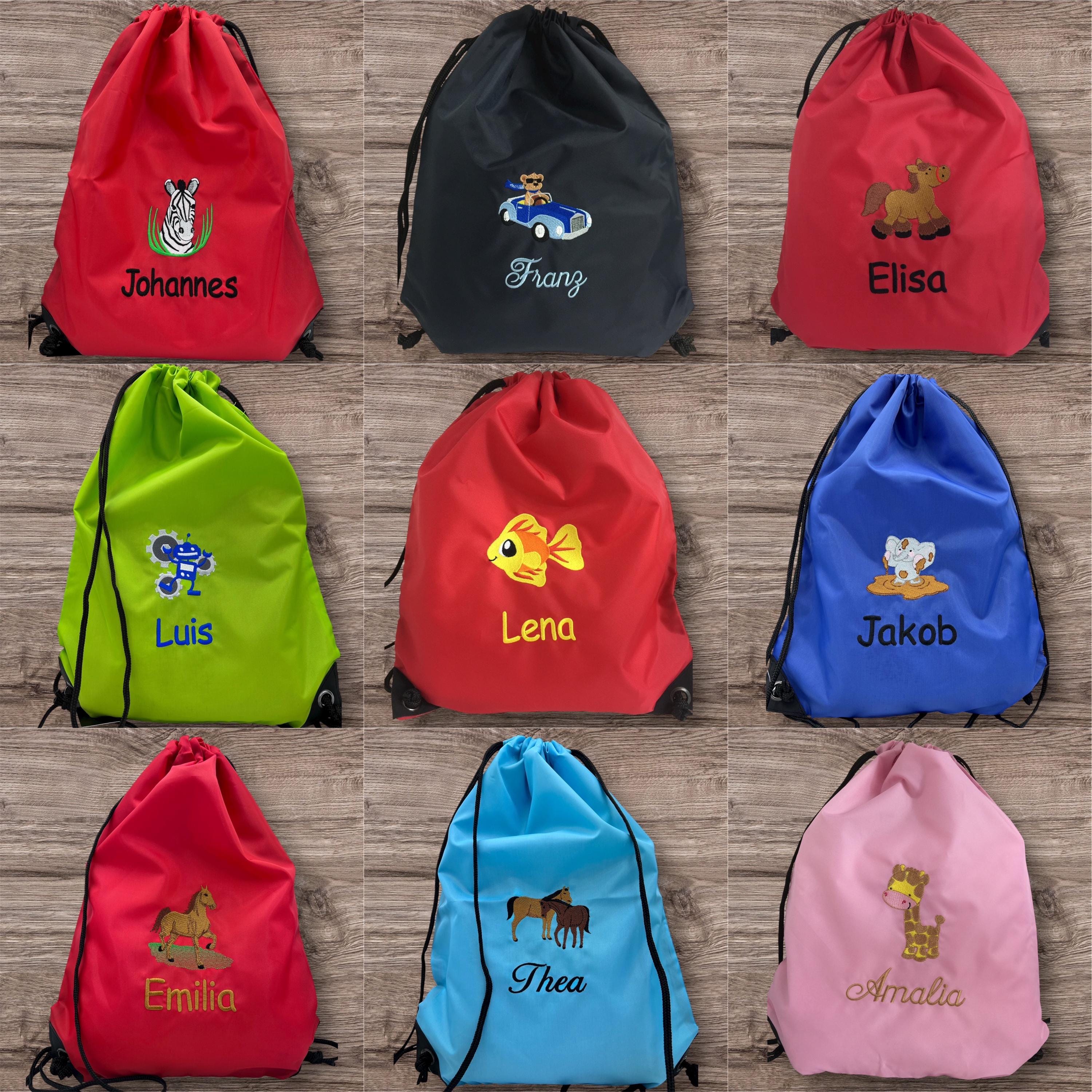Turnbeutel „Tschüss Kindergarten!“ – Perfekt Für Einschulung Und Schulanfang, 35x44 Cm, 12 Liter