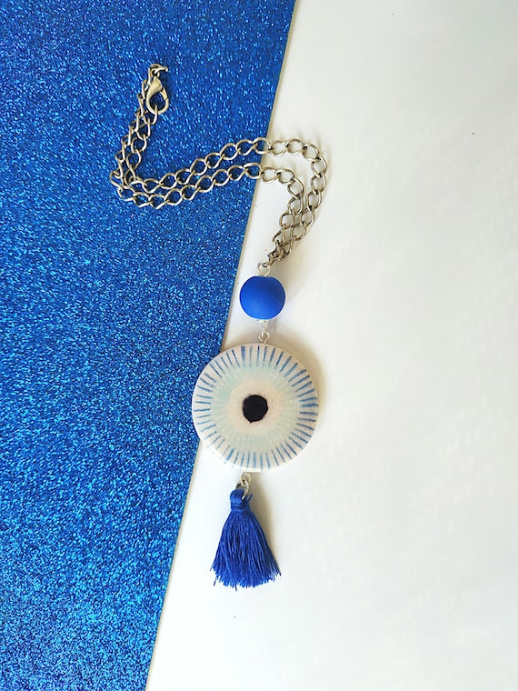 Greek Evil Eye Rear View Mirror Charm New Car Gift New Driver