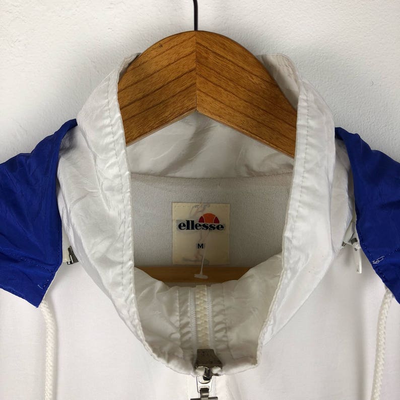 Vintage Ellesse hoodie windbreaker embroided spell