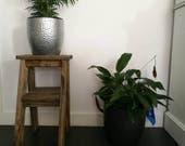 Rustic wood plant stand - Melbourne