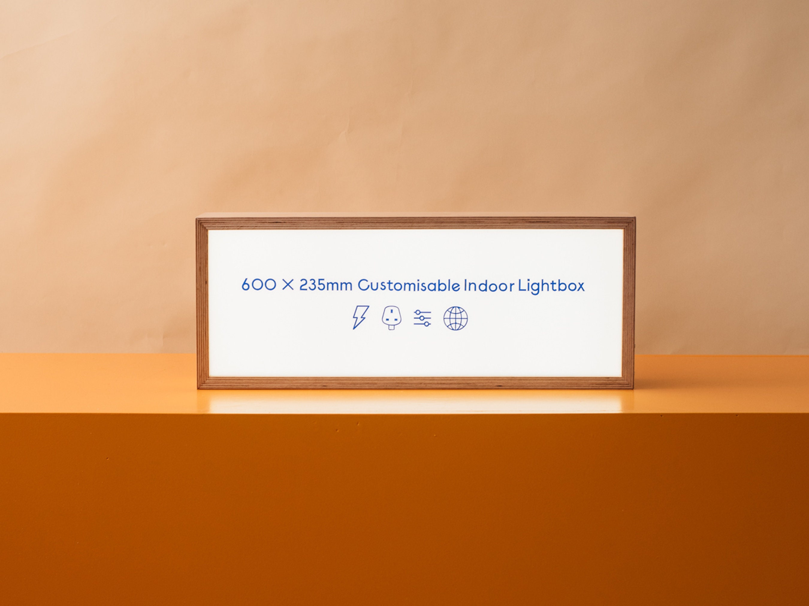 Custom LED Light Box Various sizes available Any design. Etsy