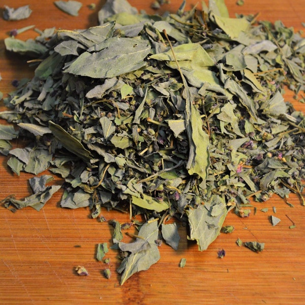 Dried Lemon Basil - Certified Organic, Lemon Basil, Dried Herbs, Culinary, Specialty, Ocimum citriodorum, Loose leaf, Sustainably Grown