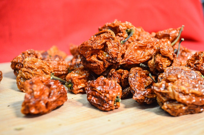 Dried Habanero Peppers Certified Organic Habanero Pepper Etsy