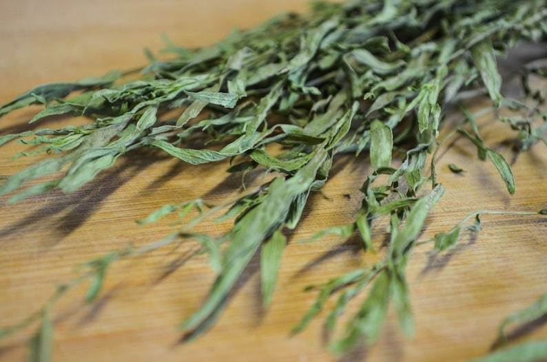 Dried French Tarragon Certified Organic French Tarragon Etsy