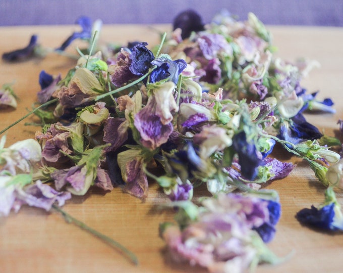 Dried Sweet Pea Blossoms Certified Organic Sweet Pea Etsy