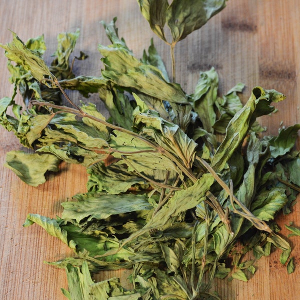 Dried Lovage - Certified Organic, Levisticum officinale, Dried Herbs, Herbalism, Gourmet, Specialty, Whole leaf, Culinary, Flavorful, Spice