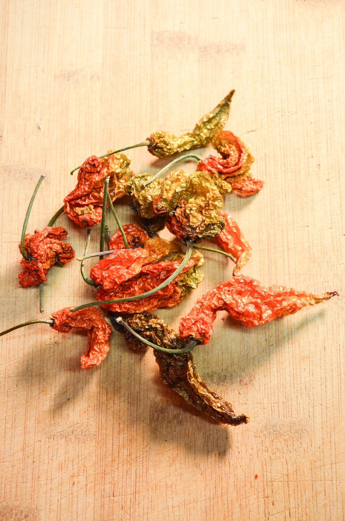 Dried Ghost Peppers Certified Organic Super Spicy Etsy