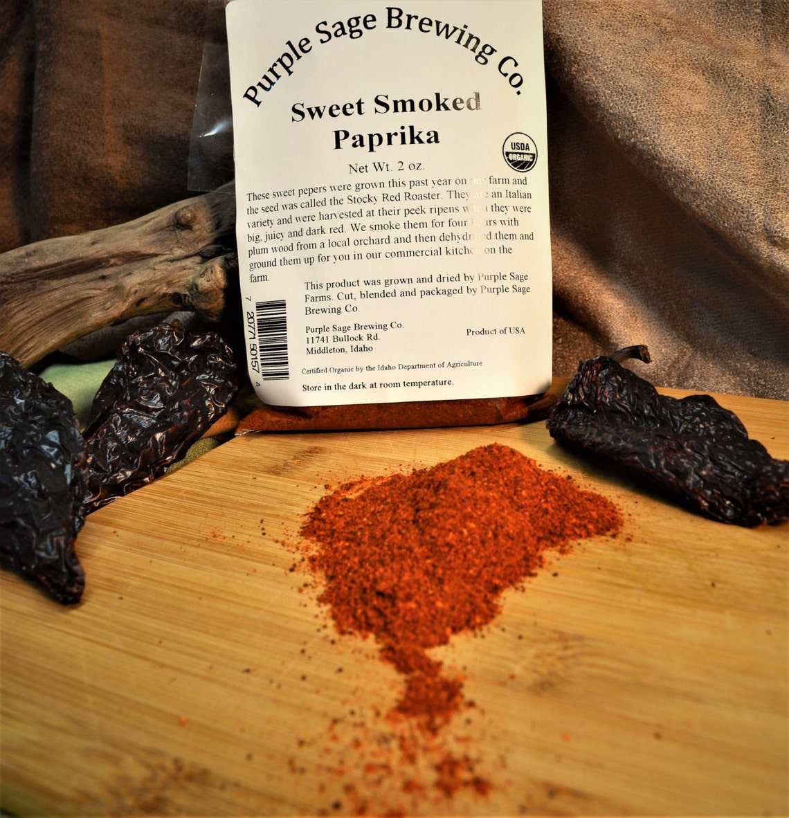 Sweet Smoked Paprika Seasoning Blend Certified Organic Etsy