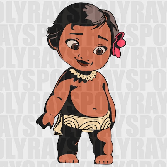 Download Moana svg clipart digital download Baby Moana Kid Disney ...