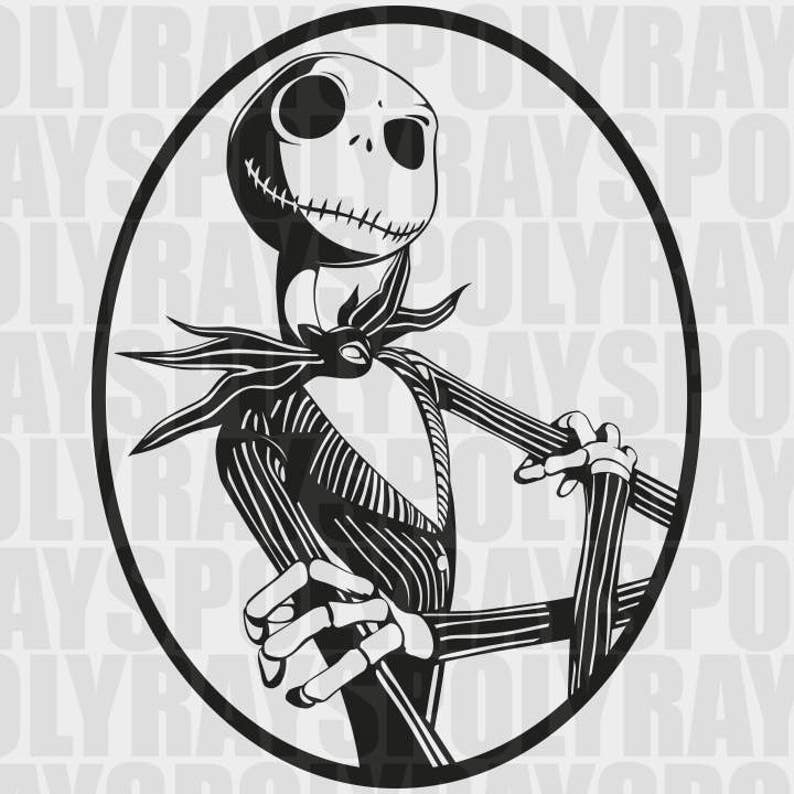 Download Vector File Eps Jack Skellington Svg Disney Nightmare Before Christmas Png Clipart Stencil Jack Svg