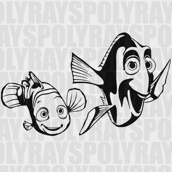 Download Nemo SVG Dory EPS Stencil Vector Clipart PNG Nemo Stencil ...