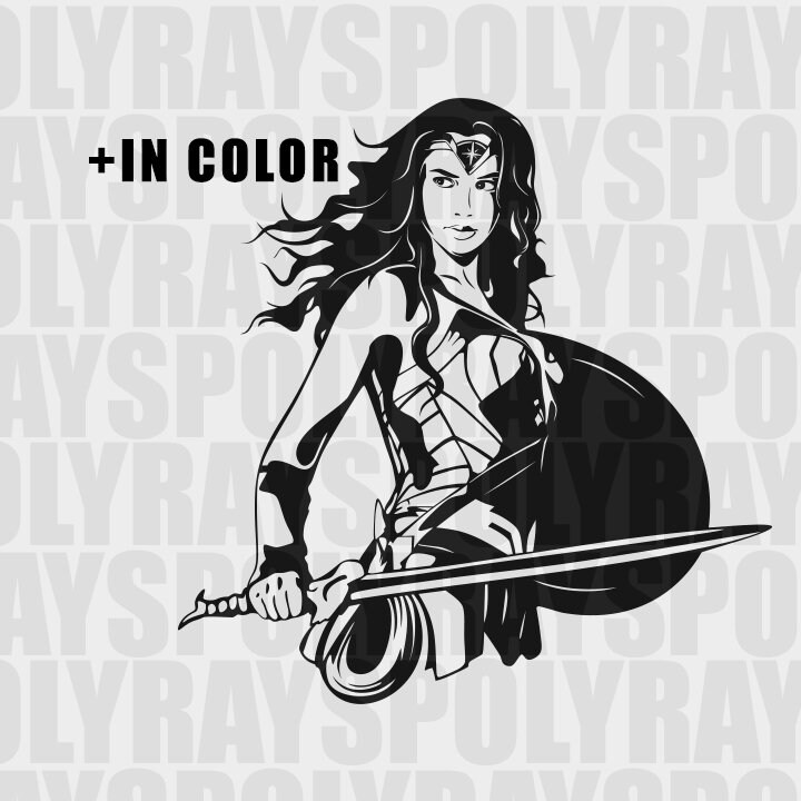Download Wonder Woman svg Superhero svg DC Comics svg wonder woman | Etsy