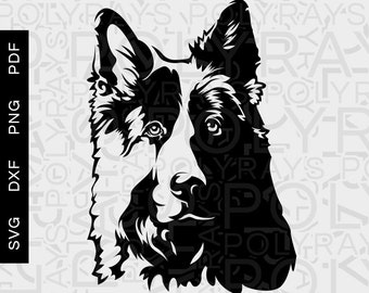 Deutscher Schäferhund SVG, Cricut Silhouette Vektor (Digitaler Download)