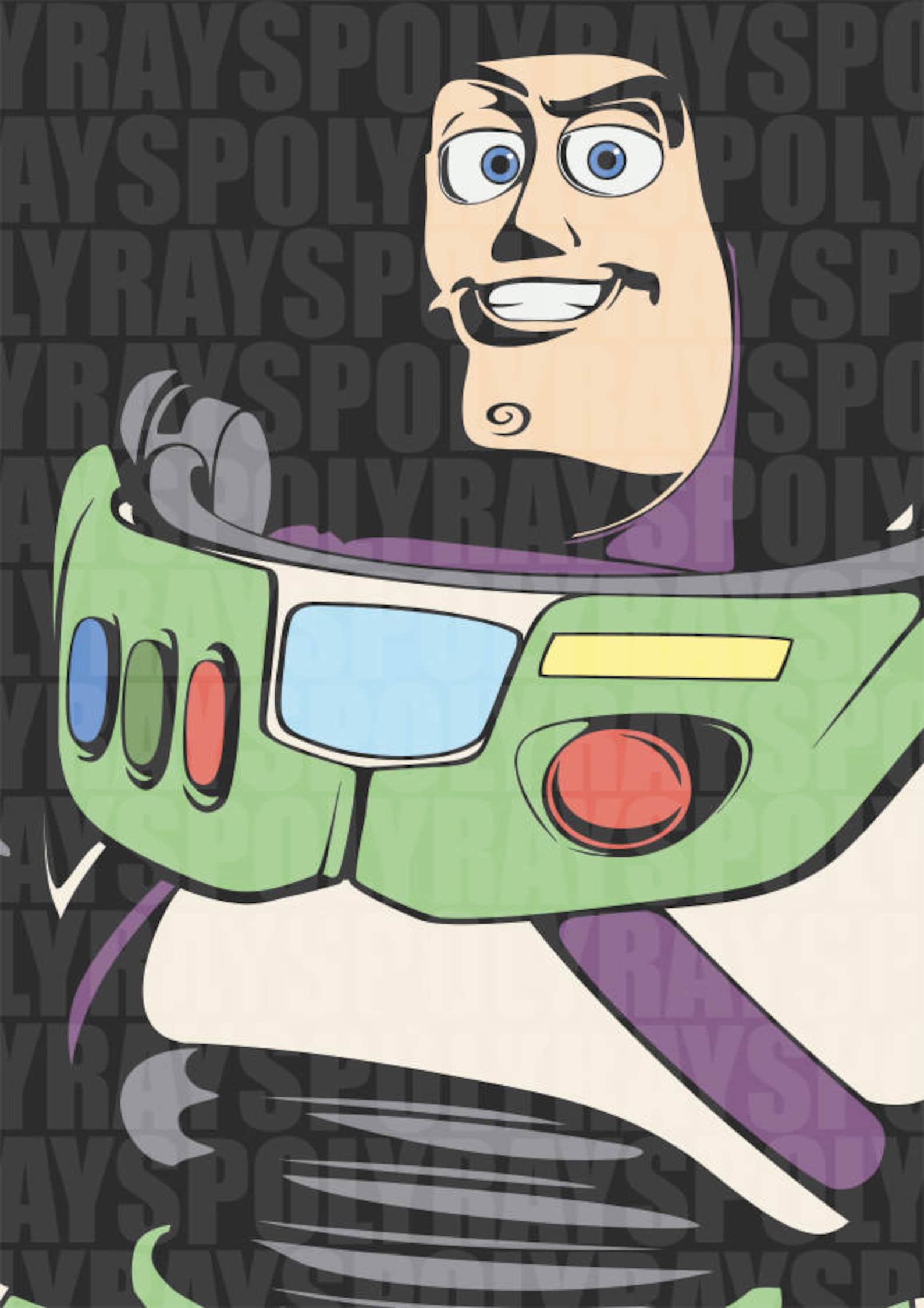 Toy Story svg Buzz SVG Buzz Lightyear PNG EPS Stencil Toy | Etsy