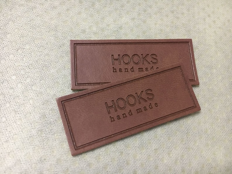 PU leather patches 1000 Custom leather labels Personalized label custom clothing label Hats patches leather clothing tag